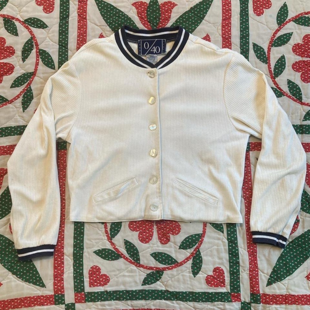 Vintage cropped cardigan